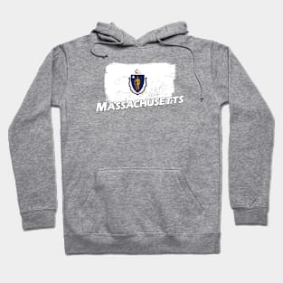 Massachusetts flag Hoodie